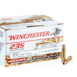 Amunicja Winchester 235 Rounds 22 Long Rifle plated hollow point