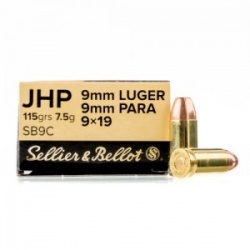 Amunicja Seller&Bellot 9mm Luger 9x19 JHP 115 grain 7,5g