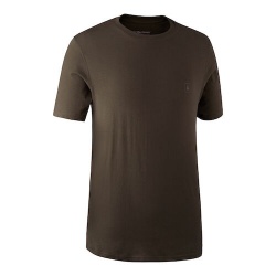 Myśliwski T-Shirt Deerhunter 8651 2-pack Green/Brown