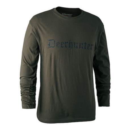 Koszulka Deerhunter Logo Long sleeve 8839 Bark Green 378